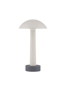 Nova Luce Tura - tuinpaal - Ø 20 x 35 cm - 7W LED incl. - IP65 - wit