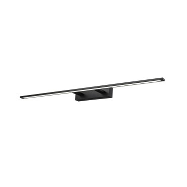Nova Luce Livia - wandverlichting - 96 x 14 x 6 cm - 30W LED incl. - IP44 - zwart