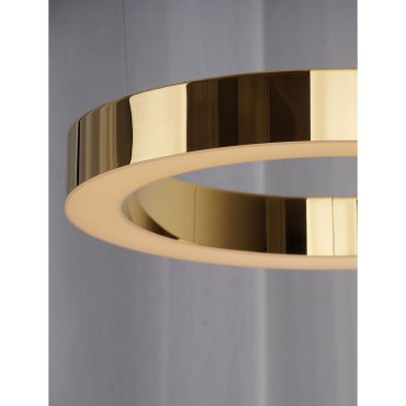 Maxlight Luxury - hanglamp - Ø 40 x 250 cm - 25W dimbare LED incl. - goud