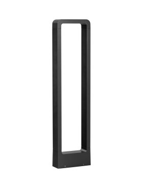 Nova Luce Minimal - tuinpaal - 16,3 x 65 x 5,7 cm - 7W LED incl. - IP65 - zandzwart