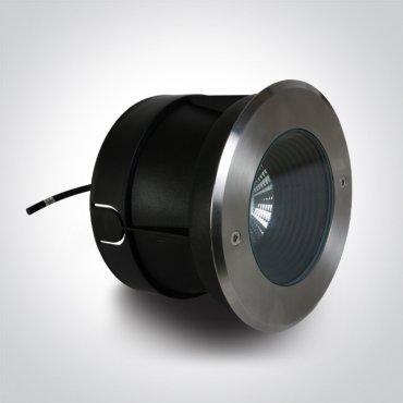 ONE Light Dark Light Inground Range - grondspot voor buiten - Ø 180 mm, Ø 165 mm inbouwmaat - 15W LED incl. - IP67 - metallic