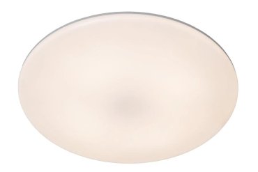 Lucide Olson - plafondlamp - Ø 29 x 4,5 cm - 24W LED incl. - instelbare lichtkleur - IP44 - opaal en wit
