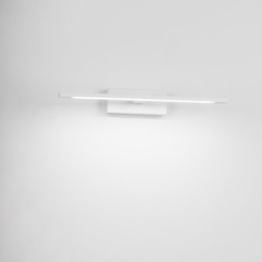Nova Luce Mondrian - spiegellamp - 41,5 x 14 x 6 cm - 12W LED incl. - IP44 - zandwit