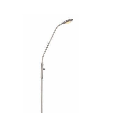 Artdelight UFO - staanlamp - 140 cm - 7W dimbare LED incl. - mat staal