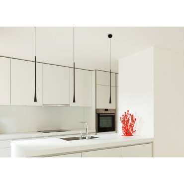 Maxlight Coffee 40 - hanglamp - Ø 3 x 140 cm - 7W LED incl. - zwart