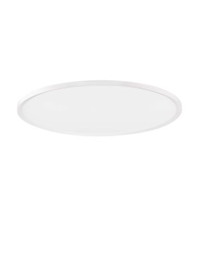 Nova Luce Aoton - plafondlamp - Ø 60 x 5 cm - 55W dimbare LED incl. - zandwit