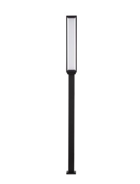 Nova Luce Solstice - tuinpaal - 14,5 x 220 x 14,5 cm - 16W LED incl. - IP65 - donker antraciet