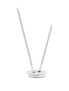 Nova Luce Intec - tafellamp - Ø 15 x 50 cm - 8W dimbare LED incl. - zandwit