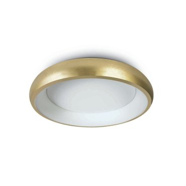 ONE Light LED Decorative Plafo - plafondverlichting - Ø 61 x 8,5 cm - 50W LED incl. - geborsteld messing