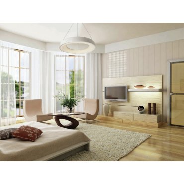 ONE Light LED Pendant Rings - hanglamp - Ø 60 x 10,8 cm - 42W LED incl. - wit