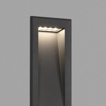 Faro Soun - inbouw wandverlichting - 10,5 x 7,3 x 23,9 cm - 5W LED incl. - IP65 - donkergrijs