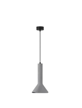 Nova Luce Dylan - hanglamp - Ø 19,5 x 150 cm - grijs