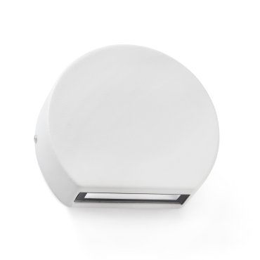 Faro Pill - wandverlichting - 10 x 3 x 8,5 cm - 4W LED incl. - IP54 - mat wit