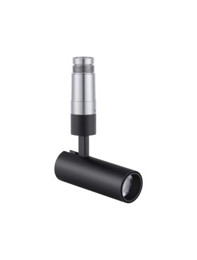 Nova Luce Imagine - opbouwspot - Ø 4 x 11 cm - 6W LED incl. - zwart
