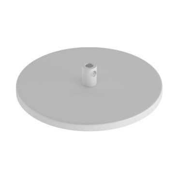 Creative Cables Flush - plafondrozet - Ø 12,6 x 0,7 cm - wit