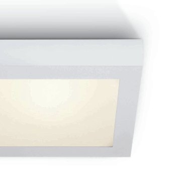 ONE Light LED Panel Plafo Square - plafondverlichting - 30 x 30 x 3,9 cm - 30W LED incl. - IP40 - wit - warm witte lichtkleur