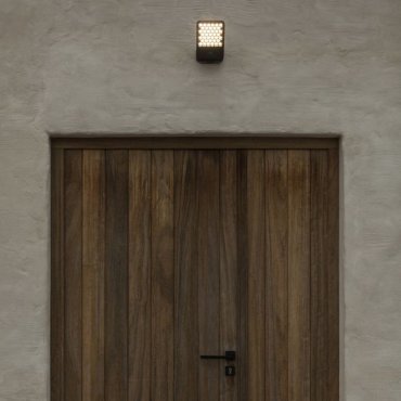 Lutec Atlantis - verstraler met sensor - 22,2 x 14,1 x 12,4 cm - 14W LED incl. - 3000K - IP54 - donker grijs