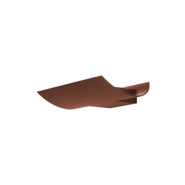 VK Lighting Cape - wandlamp buiten - 19,4 x 30 x 4,3 cm - 10W LED incl. - IP65 - roestbruin