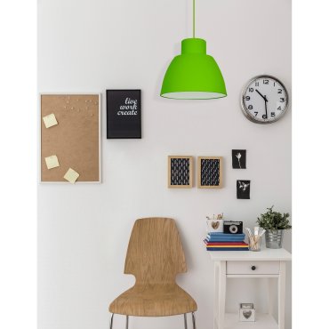Nova Luce Vince - hanglamp - Ø 40 x 130 cm - groen