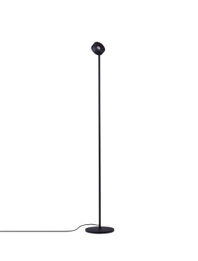 Nova Luce Irida - vloerlamp - Ø 20 x 121 cm - 10W LED incl. - zandzwart