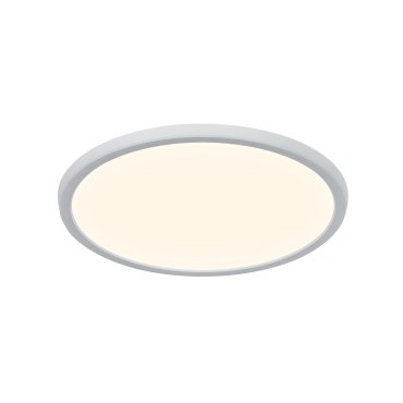 Nordlux Oja - plafondverlichting - Ø 29,4 x 2,3 cm - 3 stappen dimmer (3000K-4000K) - 18W LED incl. - wit