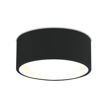 Maxlight Kodak - plafondverlichting - Ø 10 x 4,7 cm - 8W LED incl. - zwart