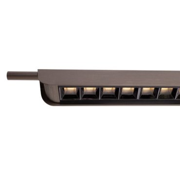 Maxlight Jo-Jo - hanglamp - 124 x 6 x 195 cm - 40W LED incl. - 2700K-5500K - grijs en zwart