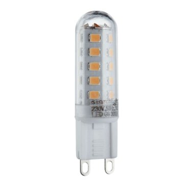 Searchlight LED Lamp - Ø 2 x 6 cm - G9 - 3W dimbaar (set van 10) - 2700K - transparant