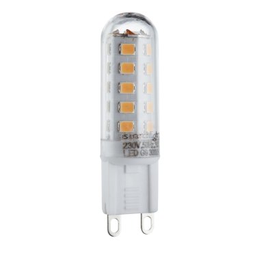 Searchlight LED Lamp - Ø 2 x 6 cm - G9 - 3W niet dimbaar (set van 10) - 2700K - transparant