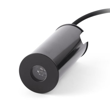 Faro Grund - ronde grondspot voor buiten - Ø 37 mm, Ø 32 mm inbouw - 2W LED incl. - IP67 – zwart – warm witte lichtkleur (2700K)