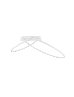 Nova Luce Kiklos - plafondlamp - Ø 72 x 30 cm - 42W dimbare LED incl. - zandwit