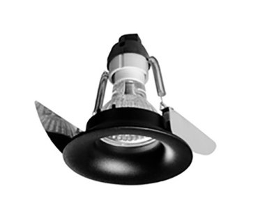 Nova Luce Ottavia - inbouwspot - Ø 82 mm, Ø 75 mm inbouwmaat - zwart