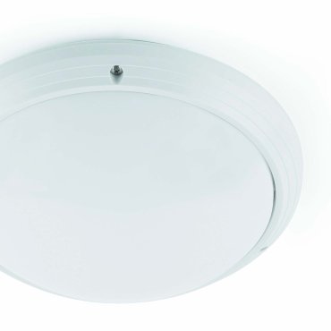 Faro Dakron - plafondverlichting - Ø 27 x 8.5 cm - IP65 - mat wit