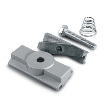 ONE Light Square Track Accessories - mechanische adapter voor zware artikelen voor rail 40003 / 40003A - 3-fase railsysteem - grijs