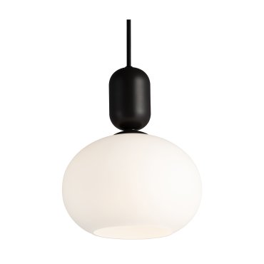 Nordlux Notti - hanglamp - Ø 20 x 223,8 cm - zwart en mokka