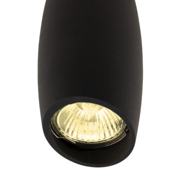 Maxlight Love - plafondverlichting - Ø 7,5 x 14 cm - zwart