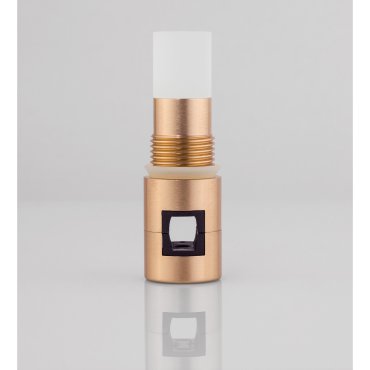 Nova Luce Spok - armatuur voor magnetisch profielsysteem - Ø 3 x 9,2 cm - 5W LED incl. - satijn goud
