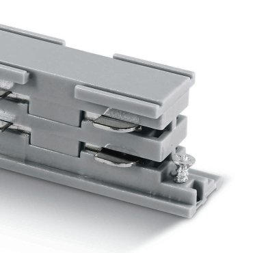 ONE Light Square Track Accessories - connector - 3-fase railsysteem - 16A - gray