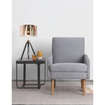 Artdelight Jewel - tafellamp - Ø 35 x 67 cm - zwart en koper