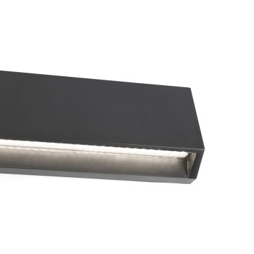 Faro Must - wandverlichting - 21,7 x 3,5 x 8 cm - 4W LED incl. - IP65 - donkergrijs
