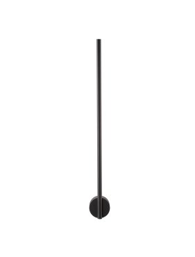 Nova Luce Aden - opbouw wandlamp - 60 x 1,5 x 6,5 cm - 10W LED incl. - zwart