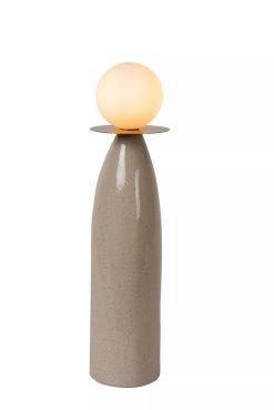 Lucide Figaro - tafellamp - Ø 12 x 48,8 cm - grijs