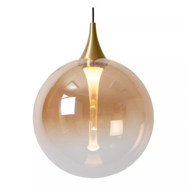 Lucide Gisela - hanglamp - Ø 61 x 326 cm - 12 x 3,6W  dimbare LED incl. - amber