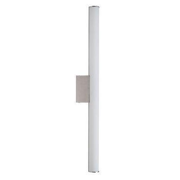 Brilliant Tube - plafond/wandlamp - 60 x 11 cm - 17W LED incl. - wit &amp; chroom