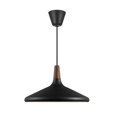 Design for the People Nori 39 - hanglamp - Ø 39 x 31 cm - zwart