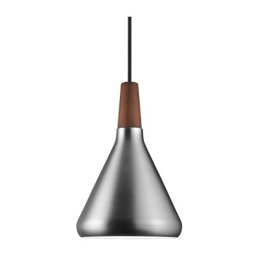 Design for the People Nori 18 - hanglamp - Ø 18 x 35,5 cm - geborsteld staal