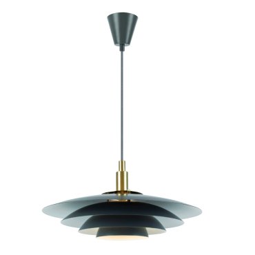 Nordlux Bretagne - hanglamp - Ø 38 x 217 cm - grijs