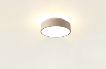 Artdelight Chicago - plafondlamp - Ø 25 x 9 cm - 19,5W dimbare LED incl. - champagne
