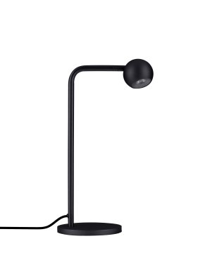 Nova Luce Sfera - tafellamp - 14 x 35,5 x 22,5 cm - 6W LED incl. - zandzwart
