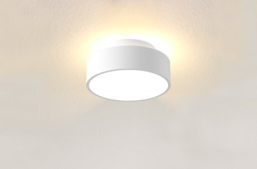 Artdelight Chicago - plafondlamp - Ø 15 x 6,8 cm - 9,8W dimbare LED incl. - wit